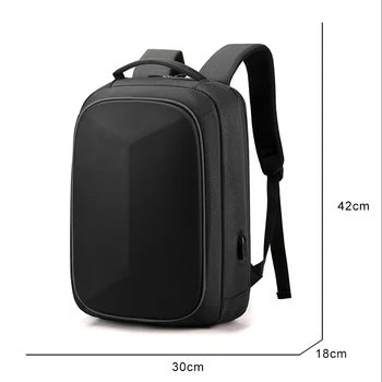 Новый мужской деловой рюкзак из нейлонового материала, многофункциональная сумка с USB-зарядкой, водонепроницаемая для ноутбуков с диагональю 15,6 дюймов, портативный рюкзак 2
