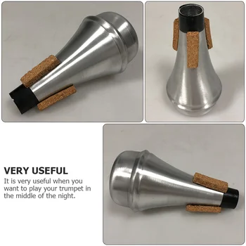 Прочный музыкальный инструмент, устройство для отключения звука, Труба, Глушитель, Портативный Мини-глушитель 2