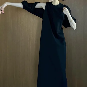 Короткая куртка с пузырчатым рукавом WAKUTA + Длинное свободное платье-жилет с круглым вырезом Conjuntos De Falda, Японский Ретро-темперамент, два комплекта украшений