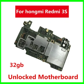 Для материнской платы Redmi Hongmi 3S 16 ГБ 32 ГБ разблокирована полностью рабочая логическая плата для материнской платы с полным набором микросхем китайской версии 1