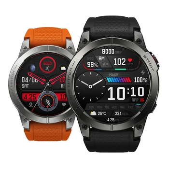 Умные часы Zeblaze Stratos 3 с AMOLED-дисплеем, 100 + Спортивными режимами, Фитнес-часы, Встроенные Смарт-часы, совместимые с GPS и Bluetooth 1