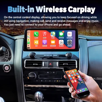 Для Nissan Armada Patrol Royale SL Y62 QX80 QX56 GPS Android Qled Экран Автомобильный Видеоплеер Радио Мультимедиа Carplay Головное Устройство 2