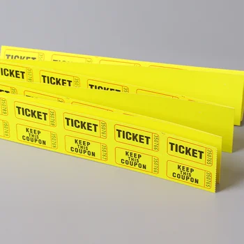 Лотерейный автомат Бумажный билет Избирательный красный Универсальные билеты Этикетки для розыгрышей событий Игра 1