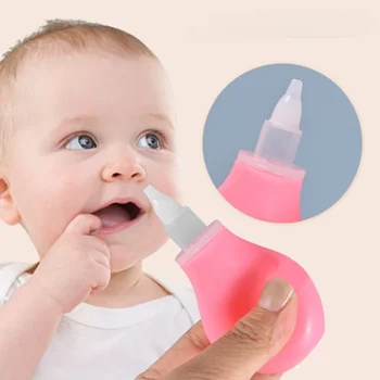 Силиконовый очиститель для носа для новорожденных, вакуумный аспиратор для детей, Новый диагностический инструмент для ухода за ребенком, вакуумная присоска 1