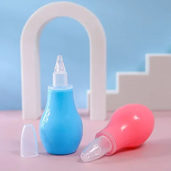 Силиконовый очиститель для носа для новорожденных, вакуумный аспиратор для детей, Новый диагностический инструмент для ухода за ребенком, вакуумная присоска 2