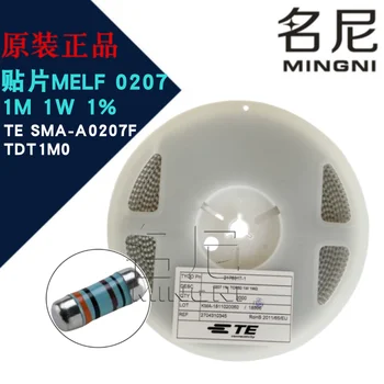 20 шт./Лот Новый Оригинальный SMA-A0207FTDT1M0 0207 1 Мом 1 Вт 1% 50 ppm Металлический Пленочный Прецизионный Резистор MELF Заменить MMB0207MC1004FB200 1