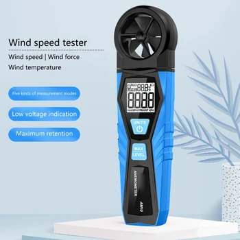 Измеритель скорости ветра, портативный мини-цифровой анемометр для сбора данных о погоде и занятий спортом на открытом воздухе, виндсерфингом, парусным спортом 2