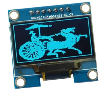 1,3-дюймовый OLED-дисплей 128x64 синего цвета с поддержкой 7-контактного интерфейса SPI IIC 1