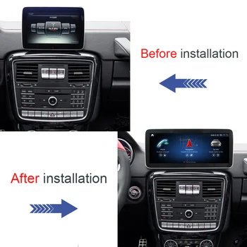 Qualcomm Android12 CarPlay Auto Автомобильный Радиоприемник GPS Навигация Мультимедийный Экран Для Mercedes Benz Class G W461 W463 G500 с 2012 по 2019 год 2