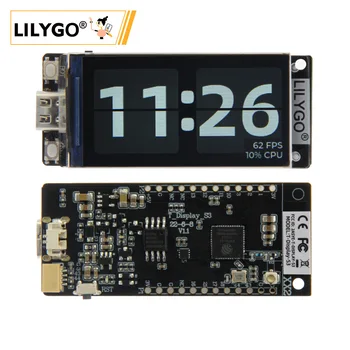 LILYGO T-Display-S3 1,9-дюймовый ЖК-дисплей, Плата для разработки беспроводного модуля WIFI Bluetooth 5.0 1
