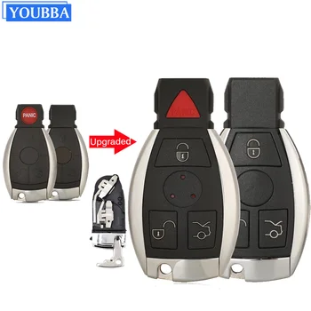 YOUBBA 3/4 Кнопки Smart Car Key Shell для Mercedes Benz BGA NEC C E R S CL GL SL CLK SLK Брелок дистанционного управления 1