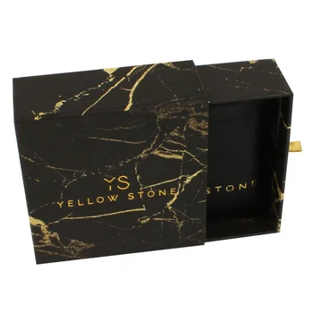 Роскошный логотип из золотой фольги с тиснением, Мраморный картонный ящик, коробка для упаковки ювелирных изделий, браслет, подарочные коробки с лентой 2