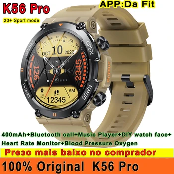 Оригинальные Смарт-часы K56 Pro Мужские Bluetooth Call Music 400 мАч Пульсометр Артериального Давления Кислородные Спортивные Умные Часы на открытом воздухе 1