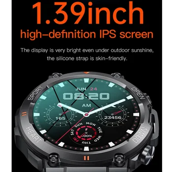 Оригинальные Смарт-часы K56 Pro Мужские Bluetooth Call Music 400 мАч Пульсометр Артериального Давления Кислородные Спортивные Умные Часы на открытом воздухе 2