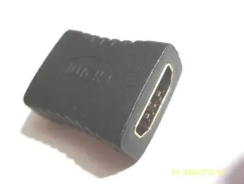 100 ШТ, позолоченный разъем премиум-класса HDMI от женщины к женщине 2