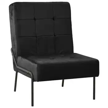 Черное бархатное кресло для отдыха 65x79 x 87 см, стулья для гостиной, спальни, кабинета 1