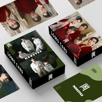 54 шт./компл. Kpop Monsta X Lomo Card Фотокарточка Группы Новый Альбом Fanasia Открытка HD печать фотоальбома K-pop lomo card