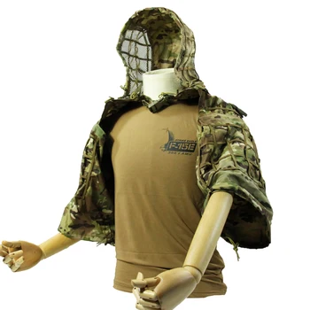 Тактический камуфляж, подходящая одежда, маскировочные сетки для охоты, Камуфляжная форма со съемными колпаками для удобства хранения 1