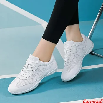 Высококачественная легкая танцевальная обувь для черлидинга, Летние тренировочные кроссовки для фитнеса для девочек и мальчиков, Детская Мягкая гимнастическая обувь 2