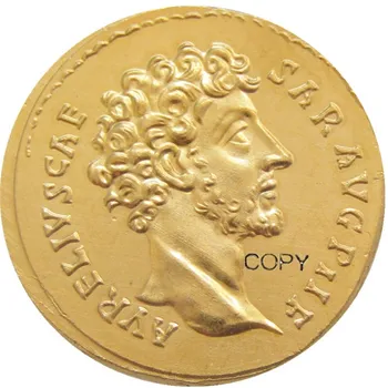 RM (18) Римские древние Позолоченные Копировальные монеты