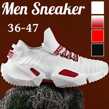 Мужские кроссовки Для бега Дышащие Мужские Кроссовки Для бега Трусцой Спортивная обувь Легкая Повседневная Обувь 1