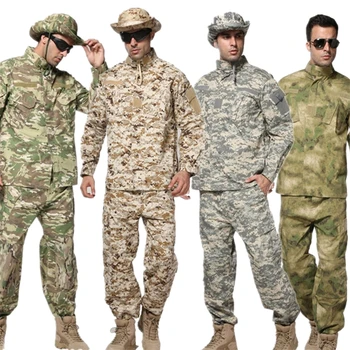 Военная форма ACU 10 цветов, Тактическая мужская Армейская военная форма, высококачественная камуфляжная одежда, комплект брюк 1
