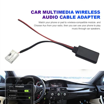 Радио Стерео Провод Адаптер Bluetooth-совместимый Аудиоадаптер Шнур 5-12 В Аудиовход Провод 12Pin для BMW 5Series 525i 525it 528i 1