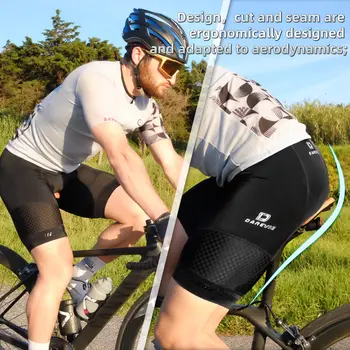 Велосипедные шорты DAREVIE с 3D гелевой прокладкой, мужские велосипедные шорты, дышащие Горные 6 Часов езды по горной дороге, женские велосипедные шорты для скоростного спуска 2