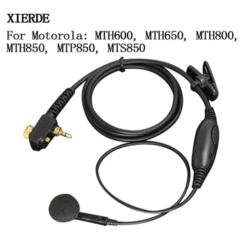 XIERDE Для Motorola 1Pin Микрофонная Гарнитура MTP850 MTH850 Радио Наушник-вкладыш MTH800 MTP850 MTS850 MTH600 Затычка для ушей 1