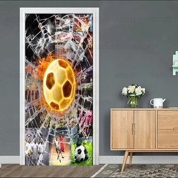 Креативная 3D наклейка на дверь 