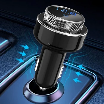 Двойной USB FM-передатчик GC16 QC3.0 Автомобильное зарядное устройство Уникальные запчасти для MP3-плеера, совместимые с Bluetooth, Портативные украшения для автомобиля 2