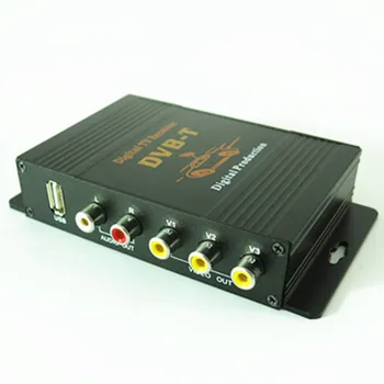 Автомобильный ТВ-тюнер DVB-T MPEG-4 Digital TV BOX Receiver Mini TV Box используется в Европе 2