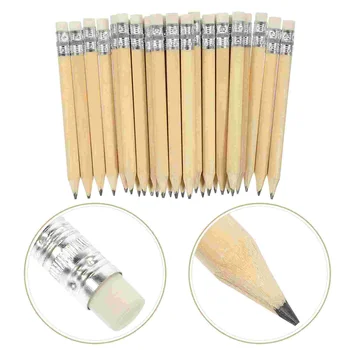50шт Короткий карандаш для рисования, маленькие логарифмические карандаши, детский инструмент для письма, карандаши для гольфа, инструмент для рисования 2