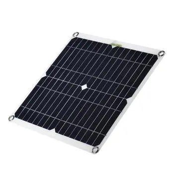 Панель солнечной батареи Мощностью 80 Вт, солнечное USB-зарядное устройство, портативное солнечное USB-зарядное устройство, зарядное устройство для солнечных батарей, высокая производительность для пеших прогулок на открытом воздухе 1