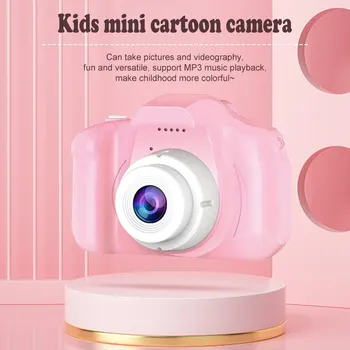 8GB32GBMini Детская мультяшная камера, делающая фотографии, видео, Воспроизведение музыки, детские мультяшные игрушки, мини-камера, подарки, игрушки на открытом воздухе 1